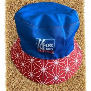Fox News Channel red & blue bucket hat #news #hat